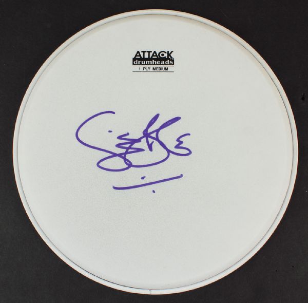 Cream Ginger Baker Signed Drum Head