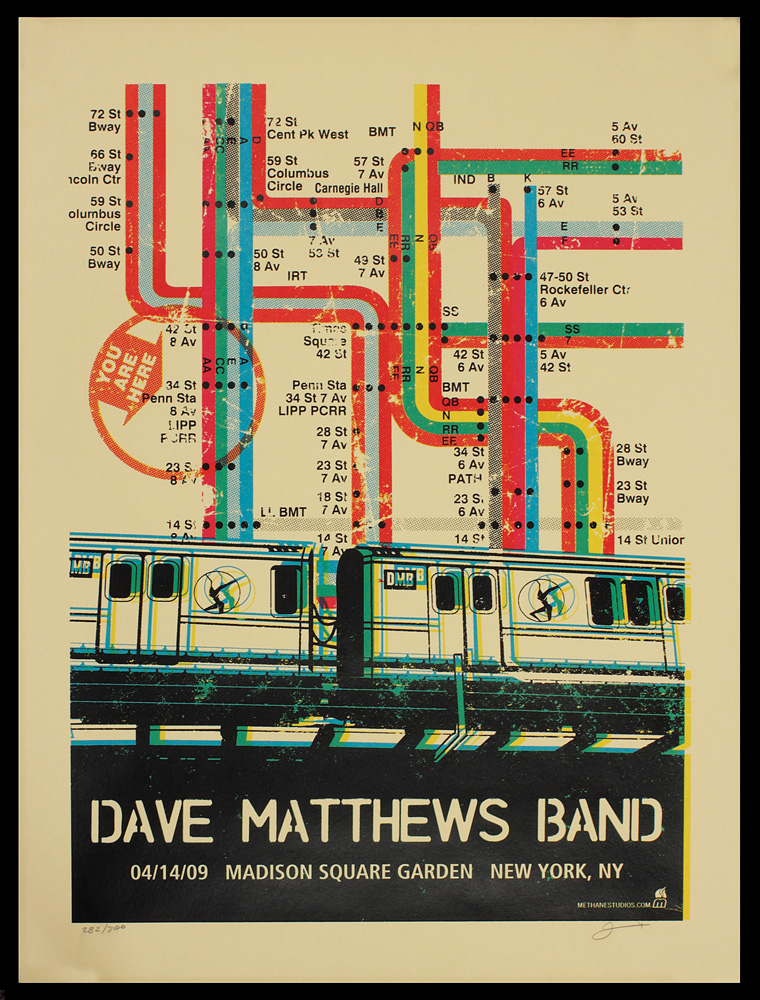 Lot Detail Dave Matthews Band Original Limited Edition Madison