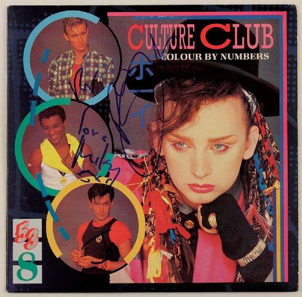 Culture Club Signed "Colour By Numbers" Album