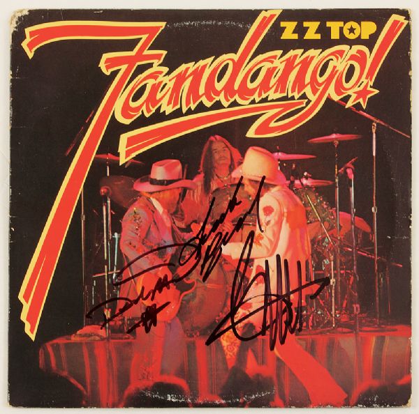 ZZ Top Signed "Fandango" Album