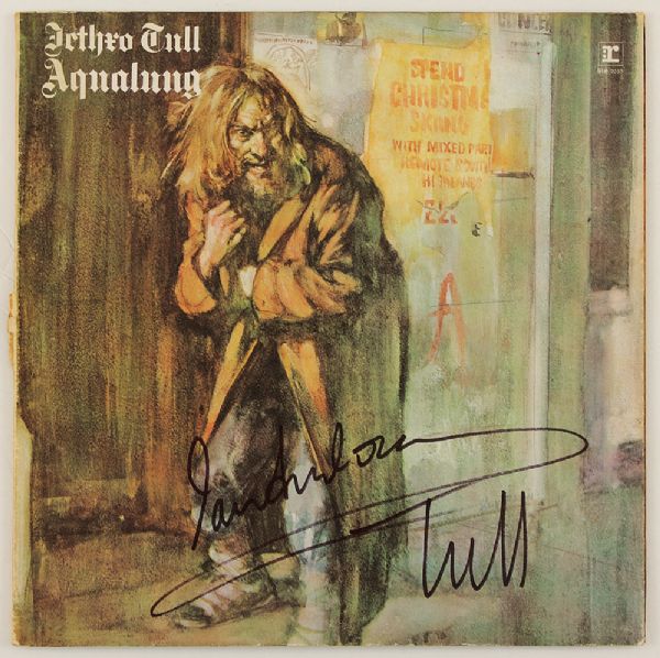 Lot Detail Ian Anderson Signed Jethro Tull Aqualung Album 4681