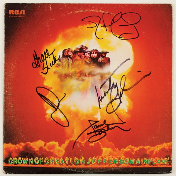 Jefferson Airplane Signed "Crown of Creation" Album