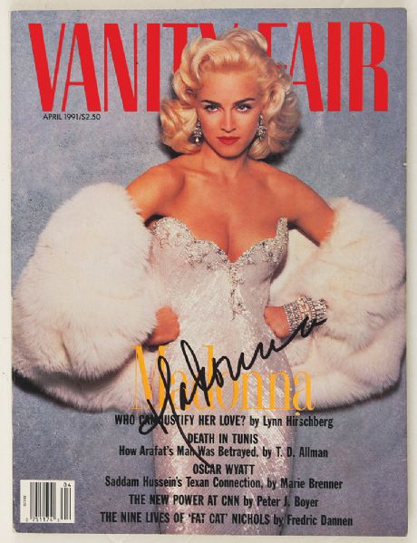 Madonna Signed "Vanity Fair" Magazine