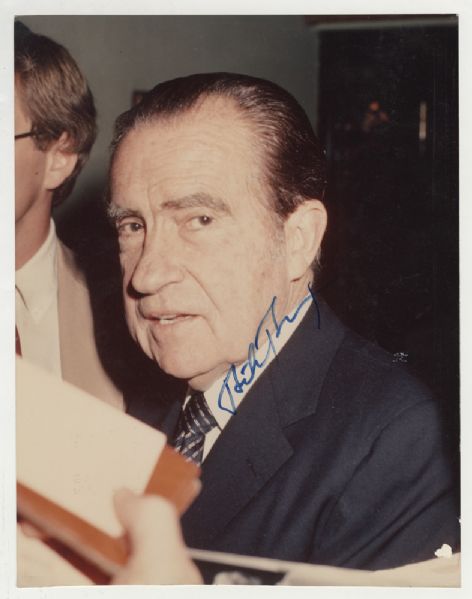 Richard Nixon Signed Photograph