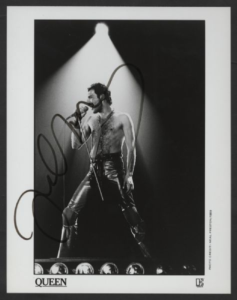 Queen Freddie Mercury Signed Photograph