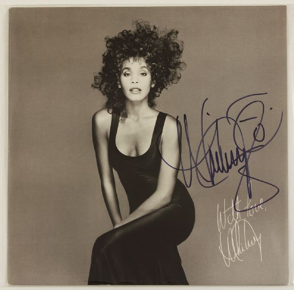 Whitney Houston Signed "With Love, Whitney" Album