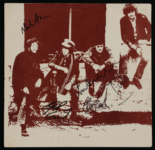 Jethro Tull Signed Album Insert