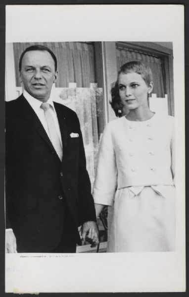 Frank Sinatra and Mia Farrow Original Photograph