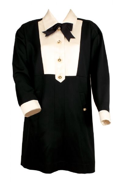 Lady Gaga Cosmopolitan Magazine Photo Shoot Worn Chanel Tuxedo Dress