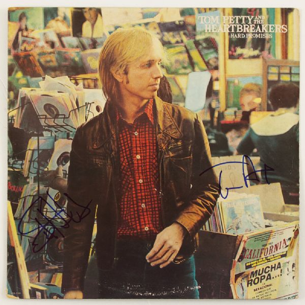 Tom Petty Signed "Hard Promises" Album 