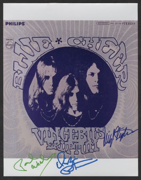 Blue Cheer Signed Photograph