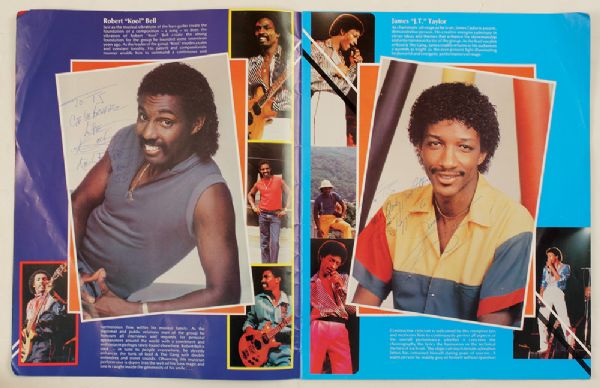 Kool & The Gang Original Concert Program Signed and Inscribed to Michael Jacksons Nephew TJ