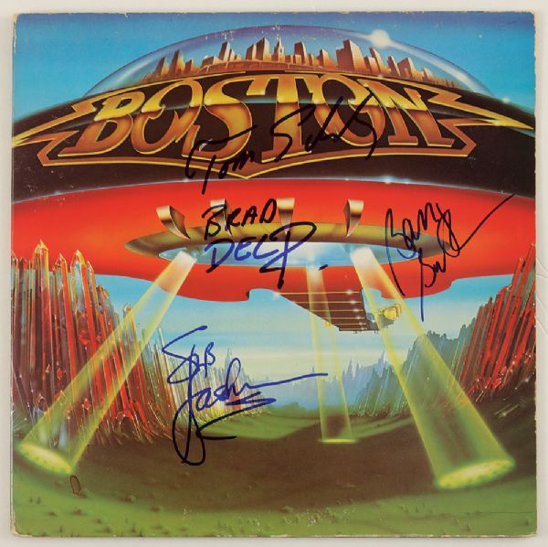 Boston Signed "Dont Look Back" Album