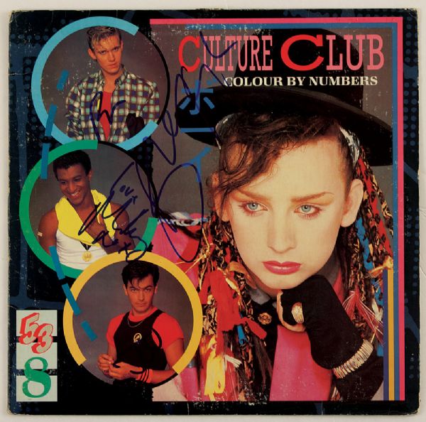 Culture Club Signed "Colour By Numbers" Album