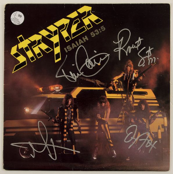 Stryper Signed "Isaiah 53:5" Album