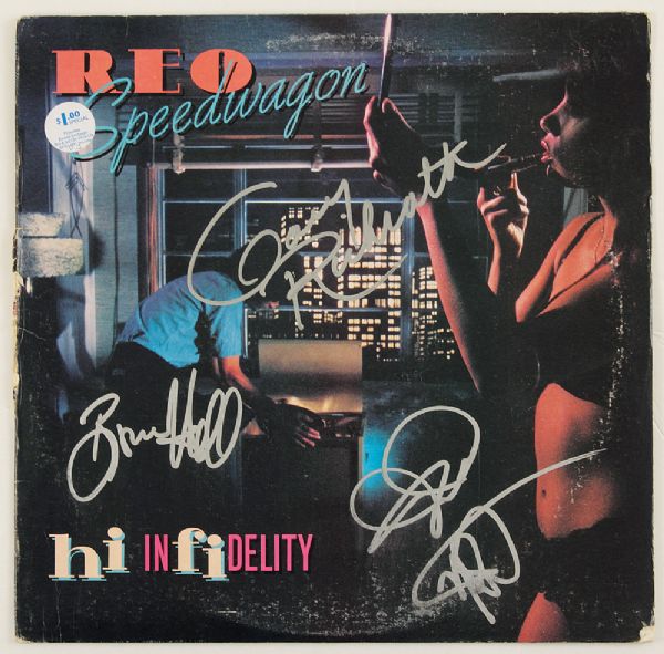 REO Speedwagon Signed  "Hi Infidelity" Album