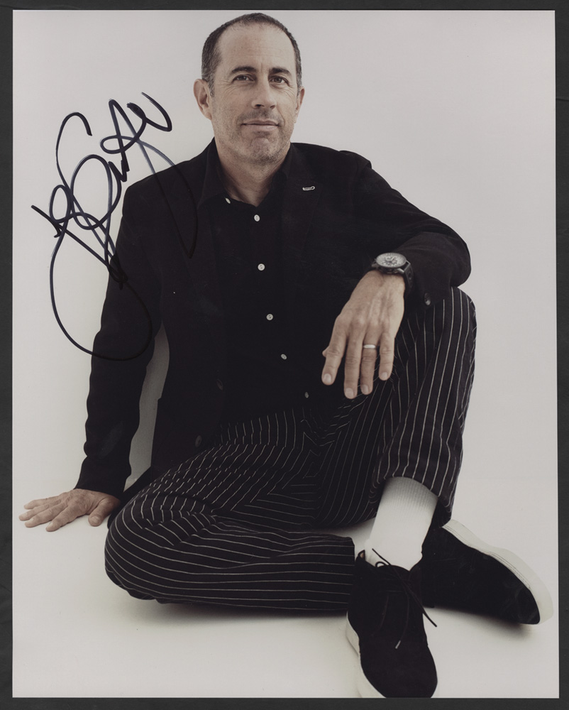 Lot Detail - Jerry Seinfeld Signed 11 x 14 Photograph