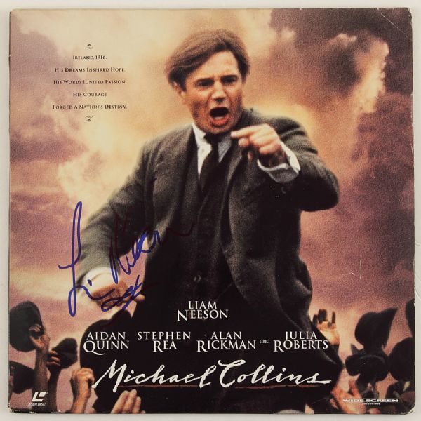 Liam Neeson Signed "Michael Collins" Soundtrack Album