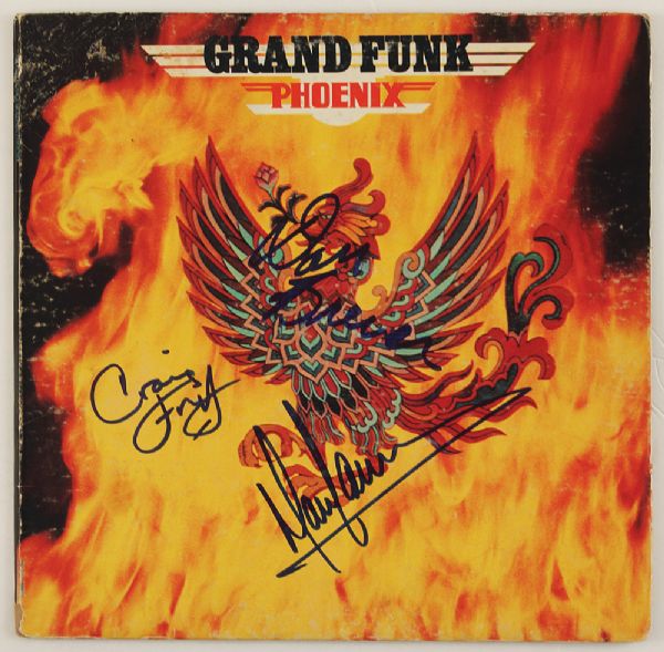 Lot Detail Grand Funk Railroad Signed Phoenix Album