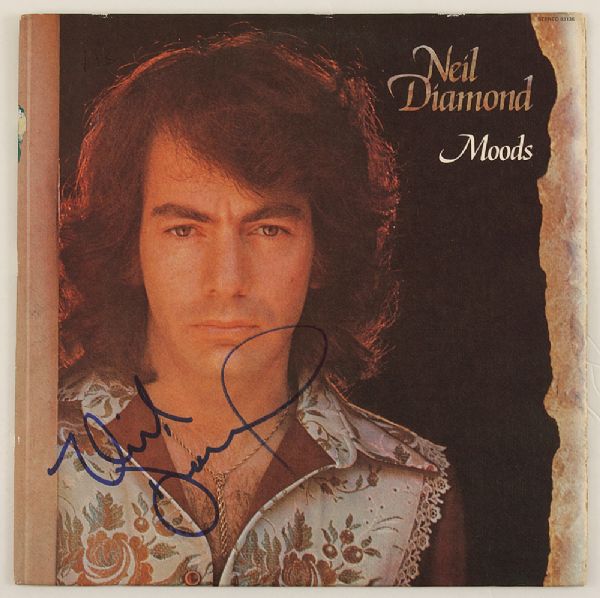 Neil Diamond Signed "Moods" Album