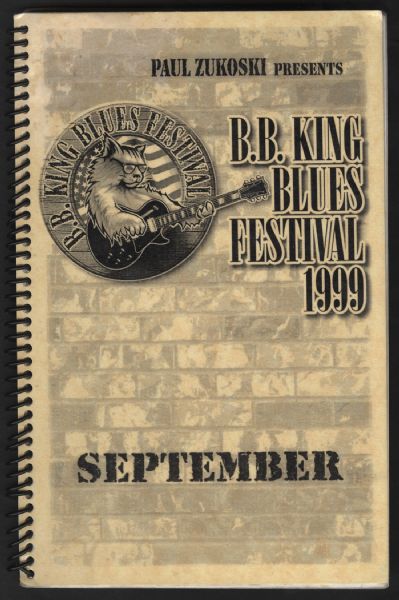 B.B. Kings Personal Blues Festival Tour Book