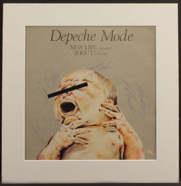 Depeche Mode "New Life/Shout" Signed Album