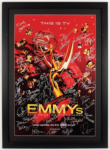 60th Emmy Awards Performers Signed Poster