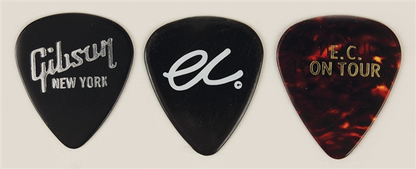 Eric Clapton Stage Used Commemorative Guitar Picks (3)