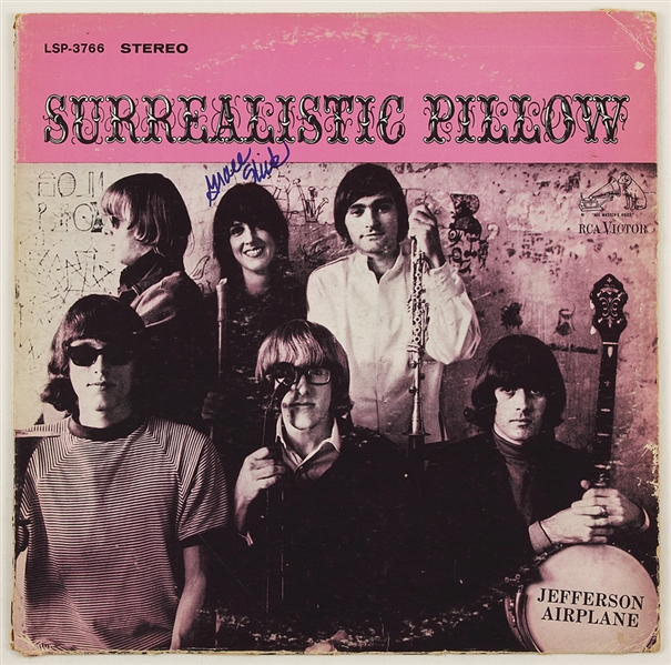 Jefferson Airplane Grace Slick Signed "Surrealistic Pillow" Album