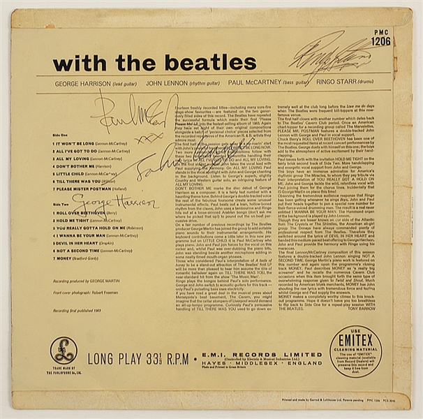 Lot Detail - The Beatles Signed 