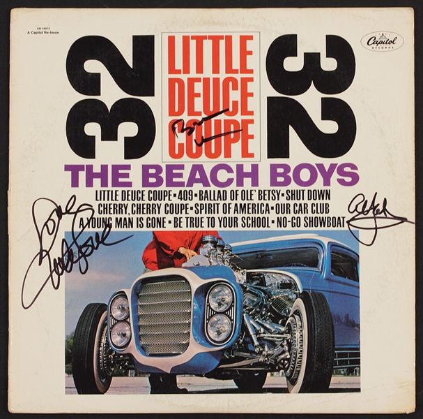 Beach Boys Signed "Little Deuce Coupe" Album