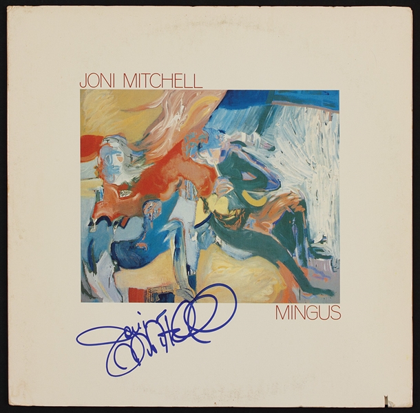 Joni Mitchell Signed "Mingus" Album