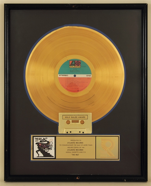 "The Wiz" Official RIAA Gold Album, Cassette and C.D. Award Presented to Atlantic Records