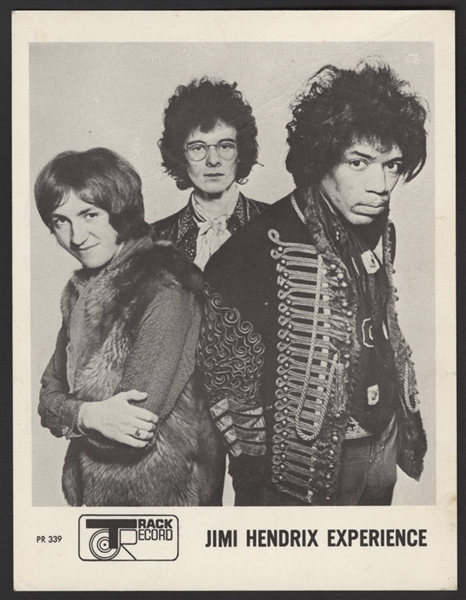 Jimi Hendrix Experience Original U.K. Fan Club Photograph