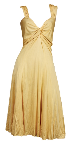 Beyoncé  "The Pink Panther" Film Worn Yellow Dress