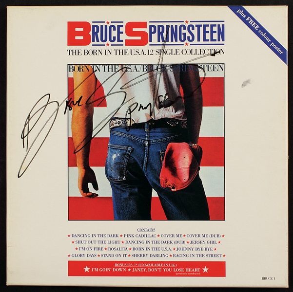 Bruce Springsteen Signed "Born In The USA" 12" Singles Boxed Set