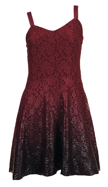 Taylor Swift 2013 Perth, Australia Worn Purple Lace Dress