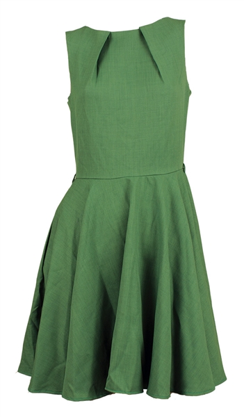 Taylor Swift 2012 Macys Ad Worn "Modcloth Luck Be A Lady" Green Dress