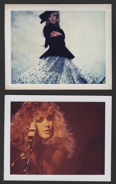 Stevie Nicks Original Test Polaroid Photographs