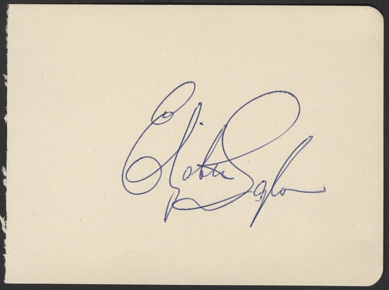 Elizabeth Taylor Autograph