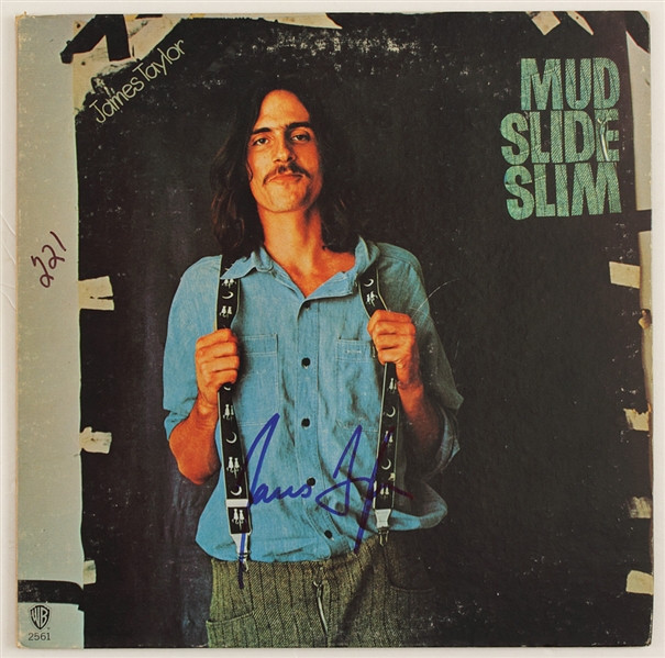 James Taylor Signed "Mud Slide Slim" Album