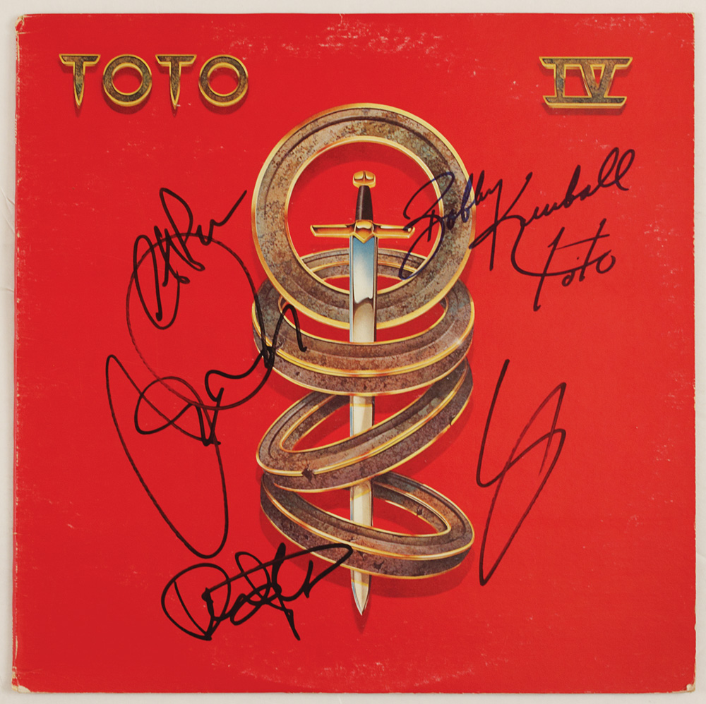 Lot Detail Toto Signed Toto Iv Album