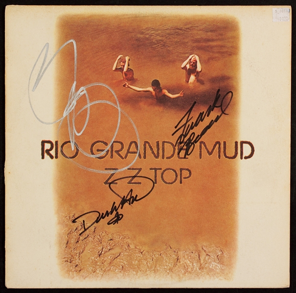 ZZ Top Signed "Rio Grande Mud" Album