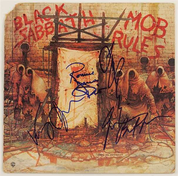 Black Sabbath Signed "Mob Rules" Album