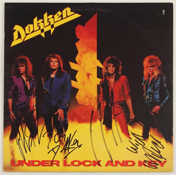 Dokken Signed "Under Lock and Key" Album