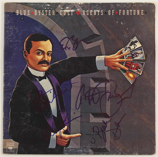 Blue Oyster Cult Signed "Agents of Fortune" Album