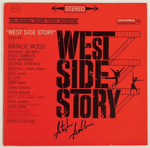 Stephen Sondheim Signed "West Side Story" Soundtrack Album