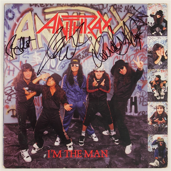 Anthrax Signed "Im The Man" Album