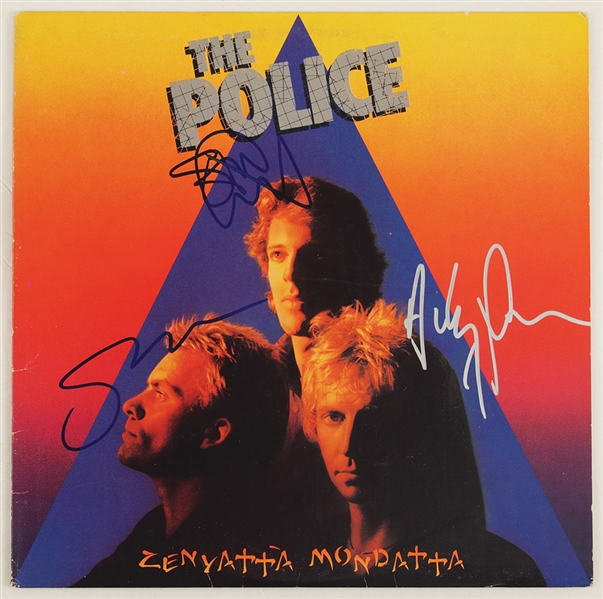 The Police Signed "Zenyatta Mondatta" Album