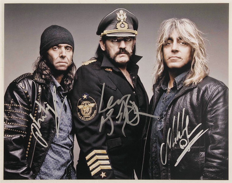 Motorhead Signed 11 x 14 Photograph               